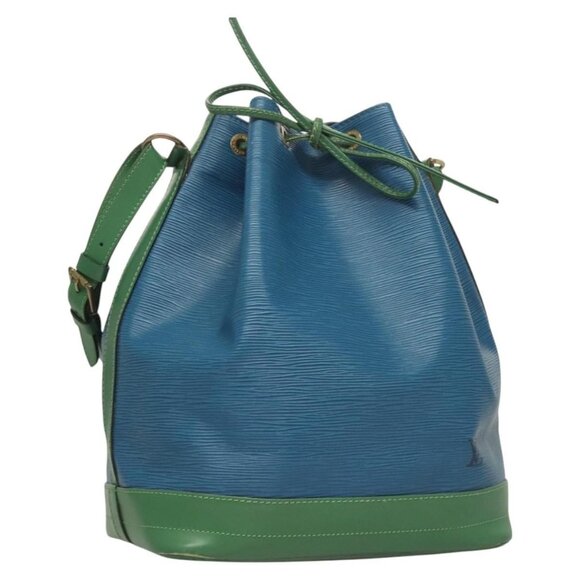 LOUIS VUITTON Epi Noe Shoulder Bag Bicolor Green Blue M44044 LV Auth 130397 - Picture 1 of 16